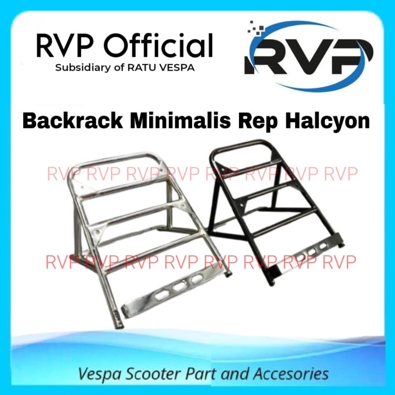 Rak Belakang Backrack Minimalis model Replika HALCYON Vespa