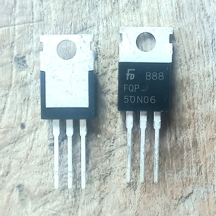Mosfet 50N06 FET FQP50N06 fairchild TR Transistor 50n 06 50 n06 Fajar elektro 2