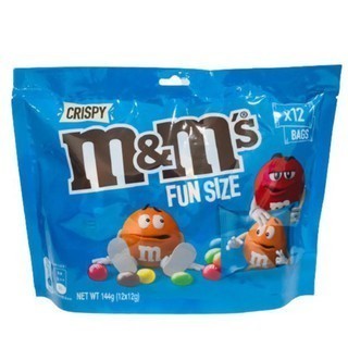 

Cokelat M&M's Crispy Milk Chocolate Fun Size isi 12 Packs
