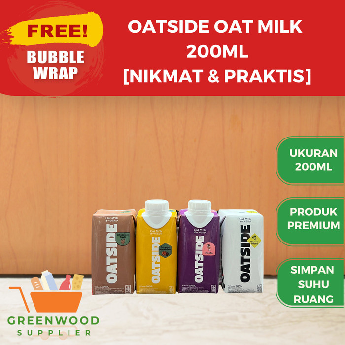 

[Semua Varian] Oatside Oat Milk / Susu Oat - 200ML [Pcs]