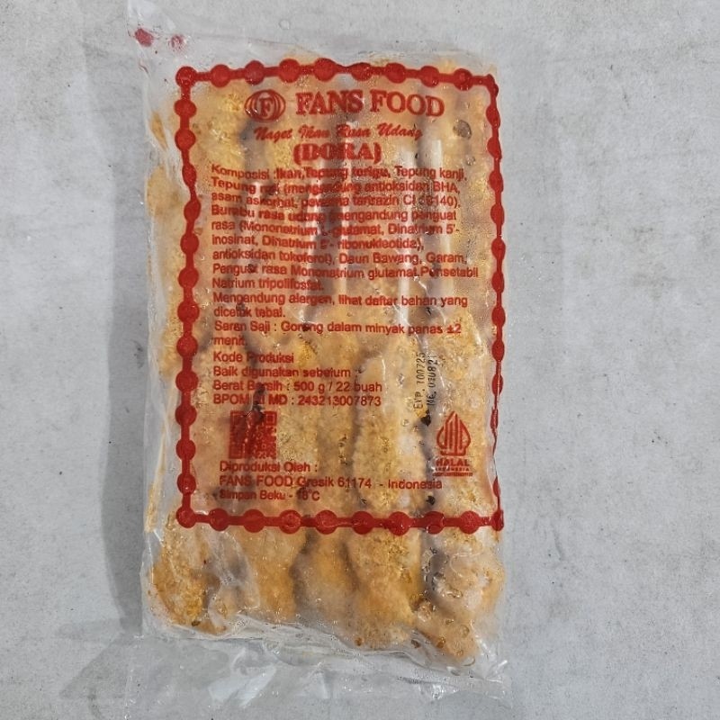 

fansfood dora 500gr 22 biji