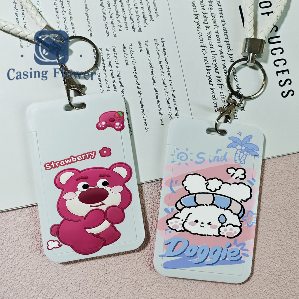 

ID Card Holder Motif Kawall Tempat Kartu Tempat kartu pelajar Winnie the Pooh yang lucu Photocard Photo Card Tali Lanyard Kelas Atas Mendukung Diskon Pesanan Hadiah Korea Tempat Pelindung Kartu Nama Photocard Sekolah Kantor Photocard Photo Card