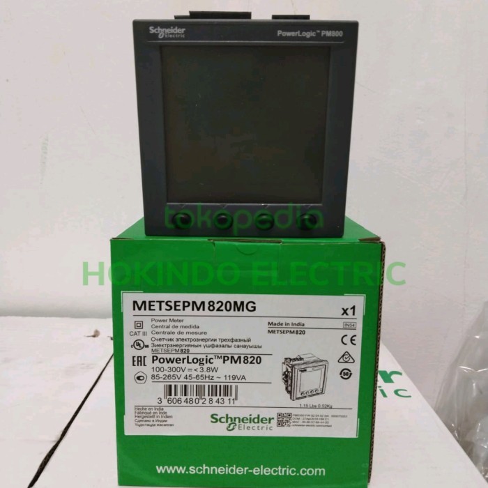 POWER METER SCHNEIDER PM820MG POWER METER PM820 POWER LOGIN PM800 ASLI