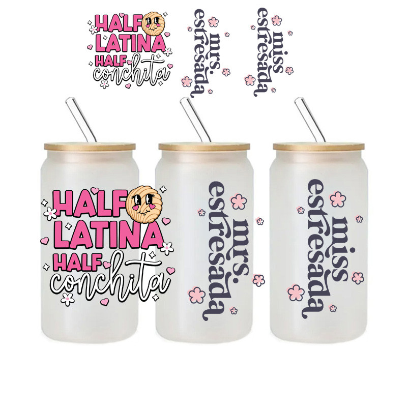 

15PCS 16oz Vinyl Decal Stickers Custom Sticker Transfer Wraps Uv Dtf Cup Wraps For Mug Coffee Cups Tumblers