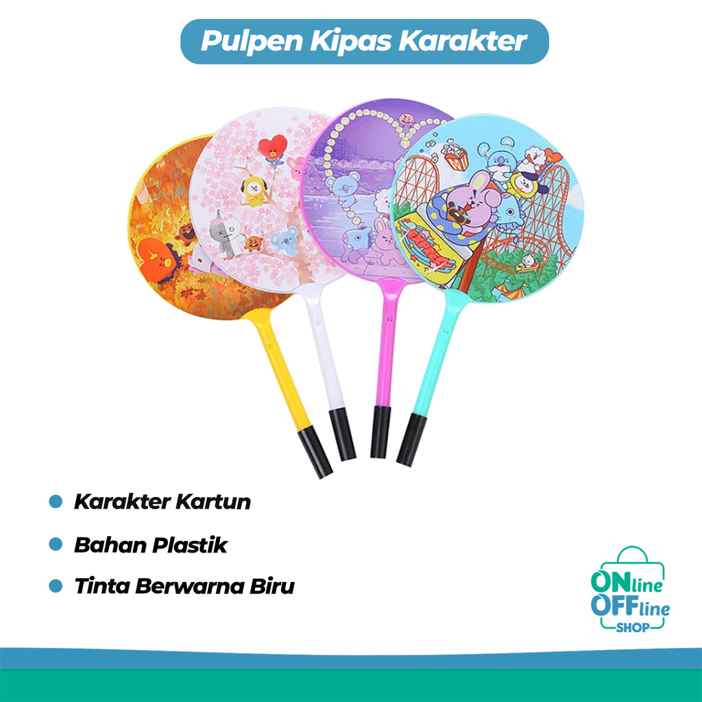 

Pulpen Kipas Bulat Karakter Kartun Pulpen Sekolah Anak Unik & Lucu 1197