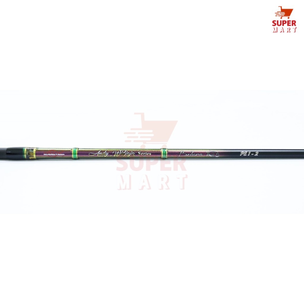 Supermart Surabaya [GIFT PE 300m] Joran Light Popping BOBARA PE 1-2 Relix Nusantara Fishing Rod Manc