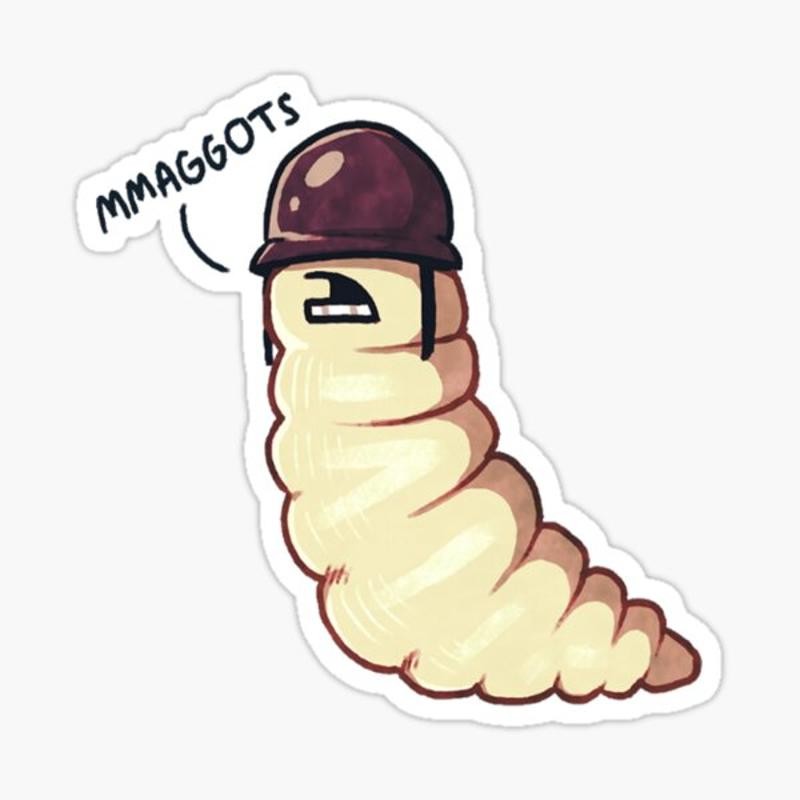 

Team Fortress 2 - Soldier Maggot Sticker for Laptop Decor Bedroom Car Cute Cartoon Art Fashionable Public Suitcase