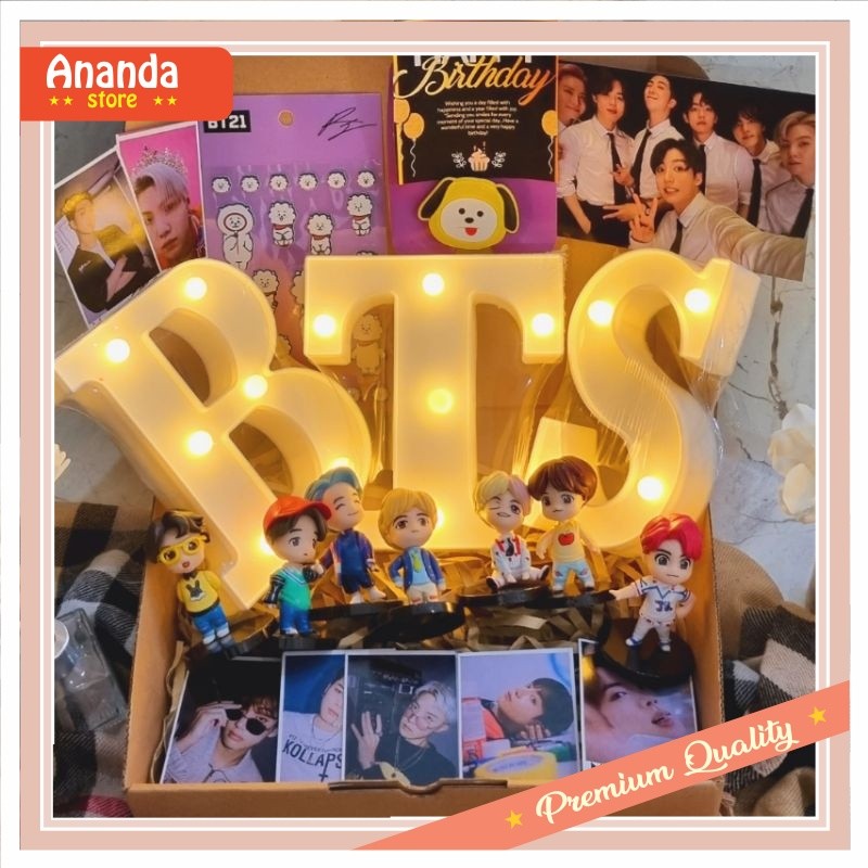 

Hampers murah Keren Promo Diskon / Hampers Lampu BTS / Fankit BTS Army