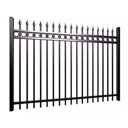 6ftx8ft spear top wrought iron fence ornamental wrought iron fencing