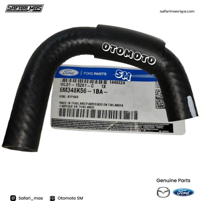 Hose Water By Pass Ford Ranger Evereset TDI WL5115261C berkualitas