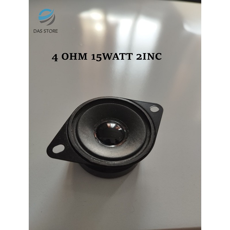 Speaker mini 4ohm 15W DUAL Daun telinga oval ukuran 2inch