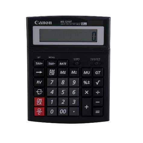 

CANON CALCULATOR WS-1210T HB / CALCULATOR KALKULATOR CANON WS-1210T HB 12 DIGIT / KALKULATOR
