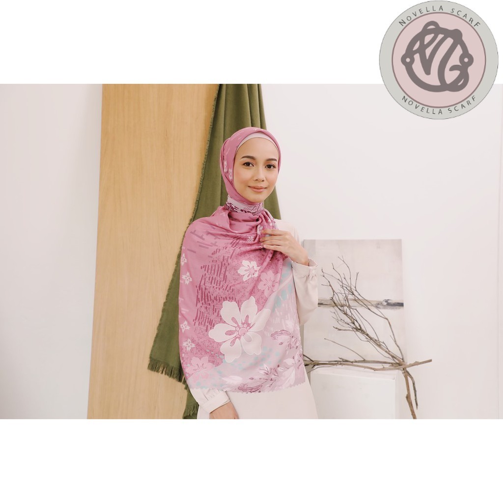 IZZATI PINK | THE NOVELLA SCARF (Superfine Voal Hijab Premium)