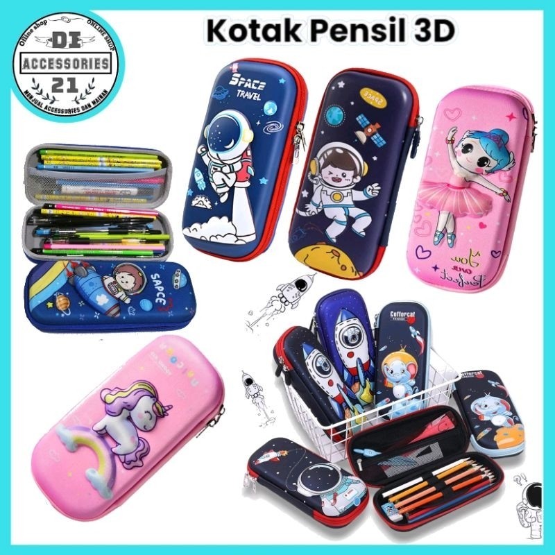 

Kotak Pensil Anak 3D Gambar Timbul Karakter Kartun Lucu Anti Air Tempat Alat Tulis Anak Sekolah