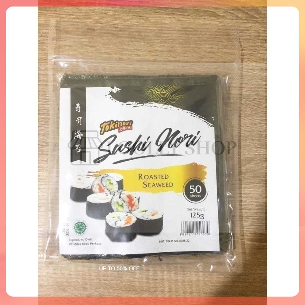 

Tokinori Sushi Nori 50 Lembar / Rumput Laut Panggang / Roasted Seaweed