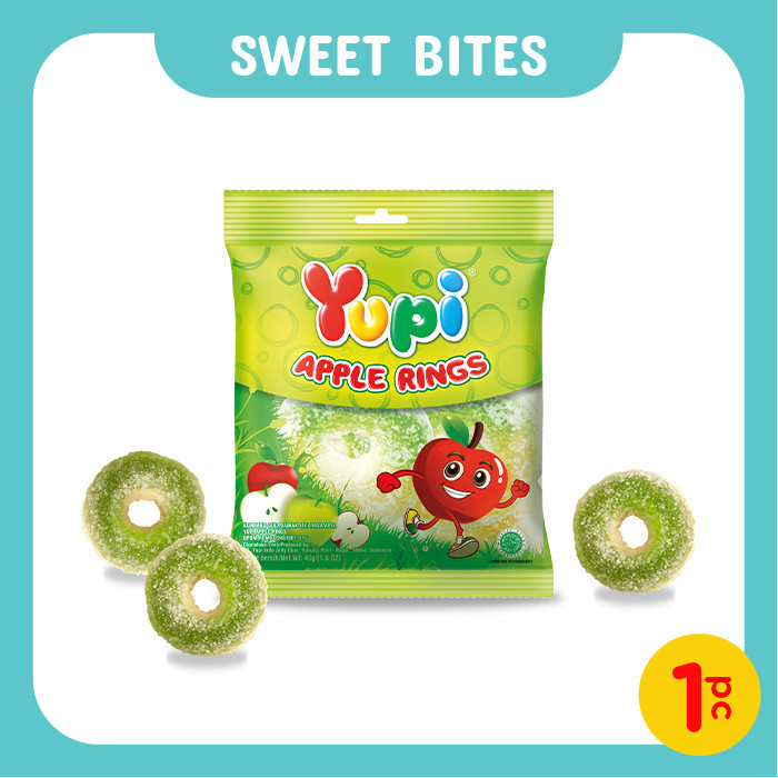 

Yupi Apple Rings Minibag 45 gr