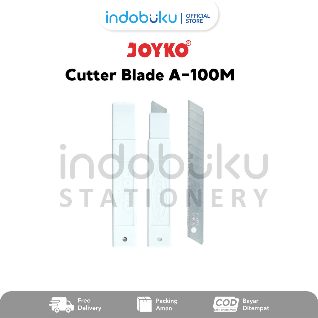 

Cutter Blade Refill Isi Pisau Pemotong Joyko 1 Tube 5 Pcs A-100
