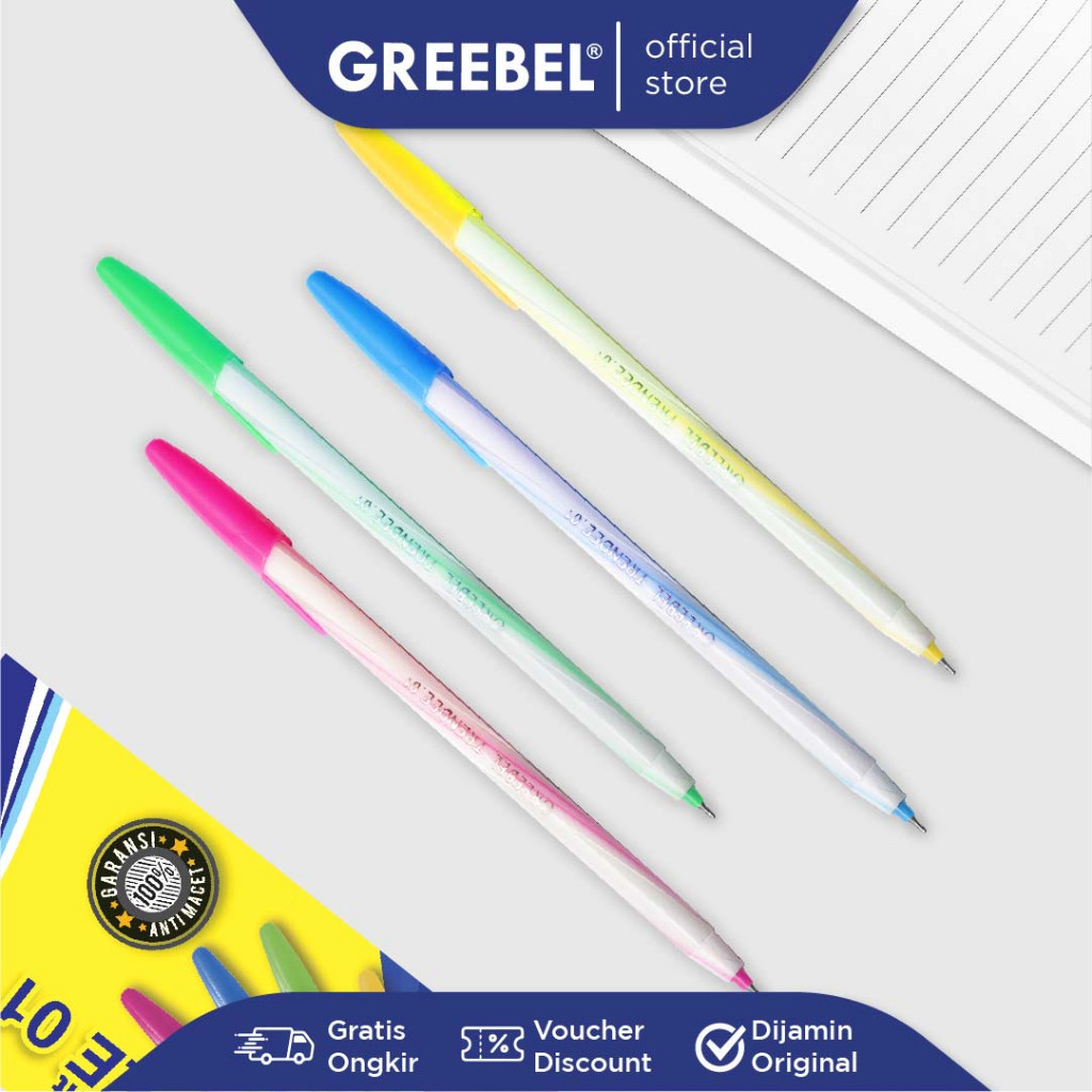 

(OHANA) GREEBEL BALLPEN TRENDEE 1PCS