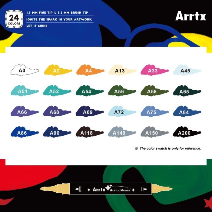 

PROMO!! -arrtx acrylic paint marker set 24clr