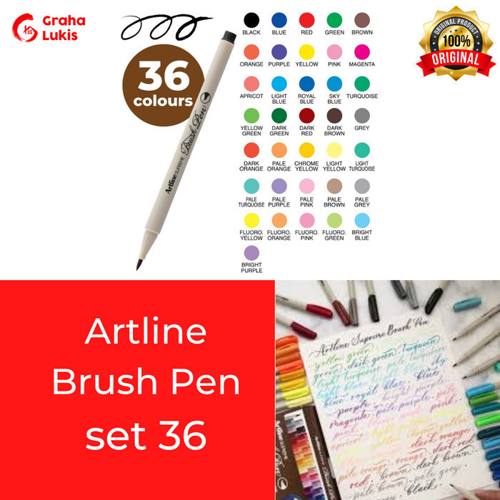 

PROMO!! -Artline Supreme Brush Pen Set 36