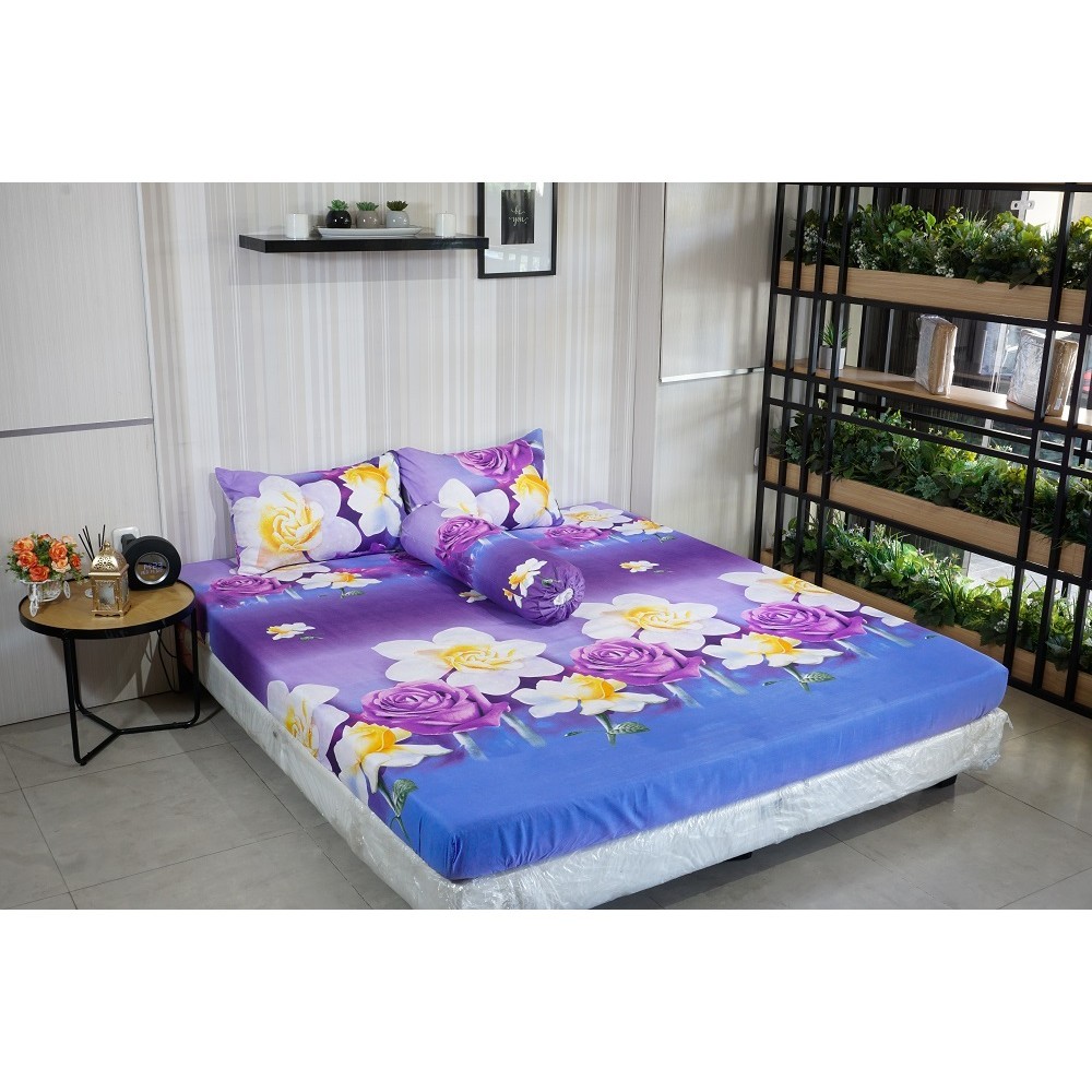 Idola Style Veronica Sprei 100 / 120 Micro Print Tinggi 20 cm MP-8079