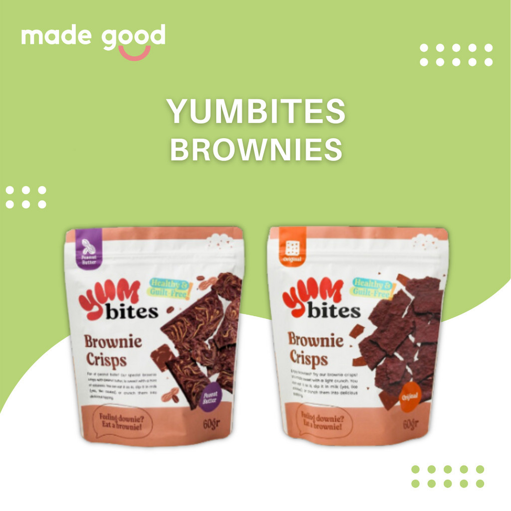 

YumBItes Brownie Crisps Healthy Gluten Free Vegan Diet Snack