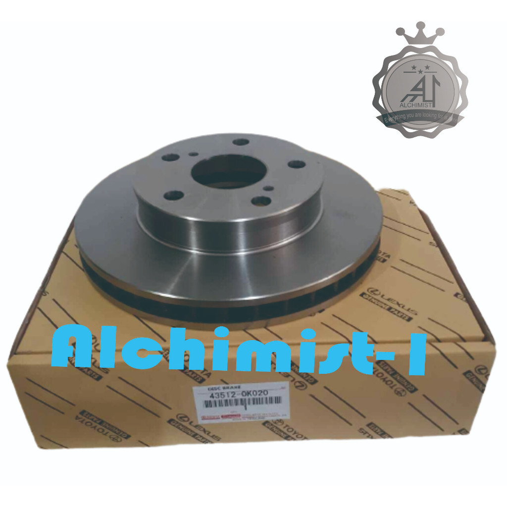 Piringan Cakram Disc Brake Depan Toyota Innova 2005-2015 Ori