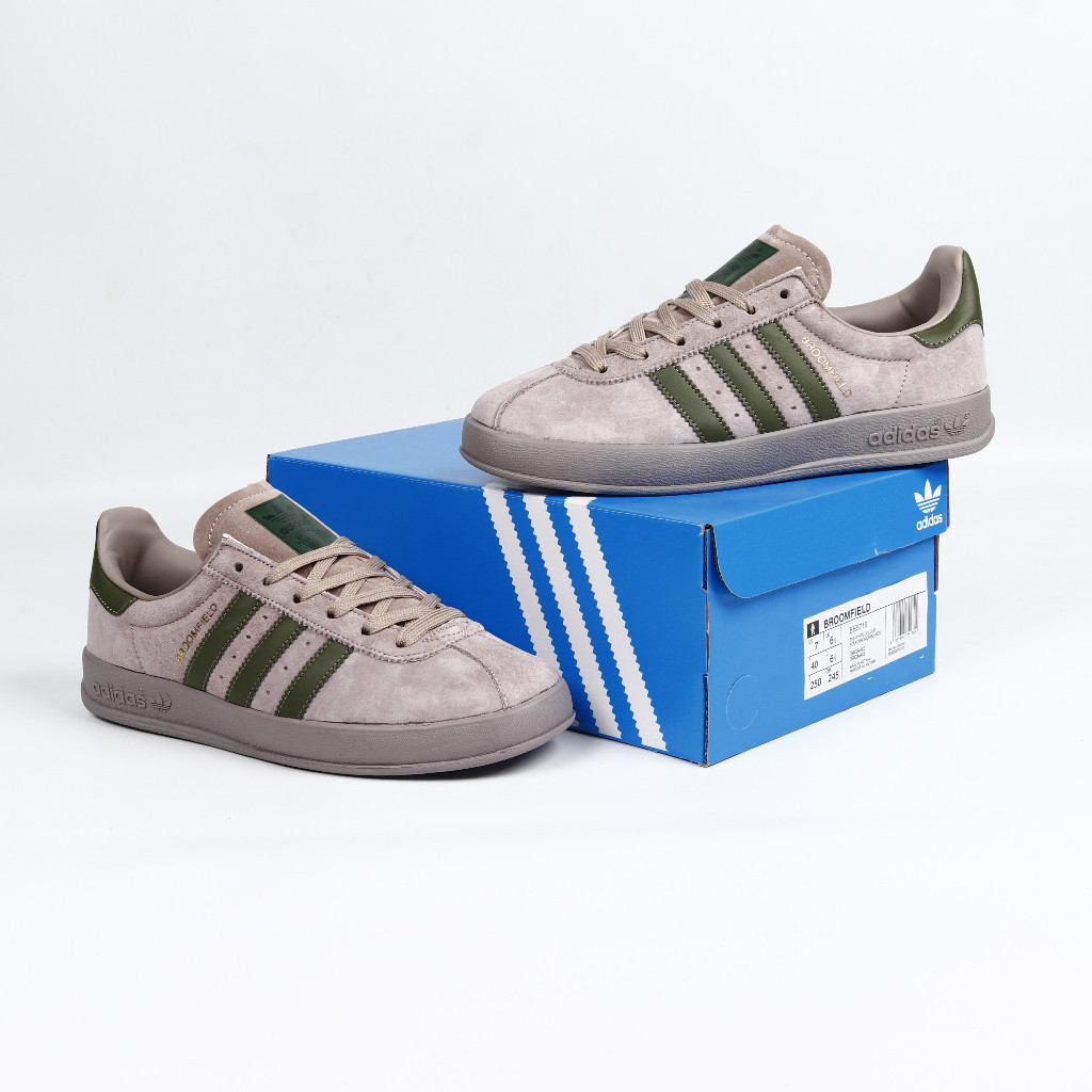 (DISKON) Sepatu Adidas Broomfield Cargo Raw Khaki