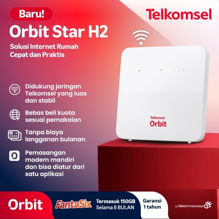 Modem Router Wifi Huawei B320 Telkomsel Orbit Star H2