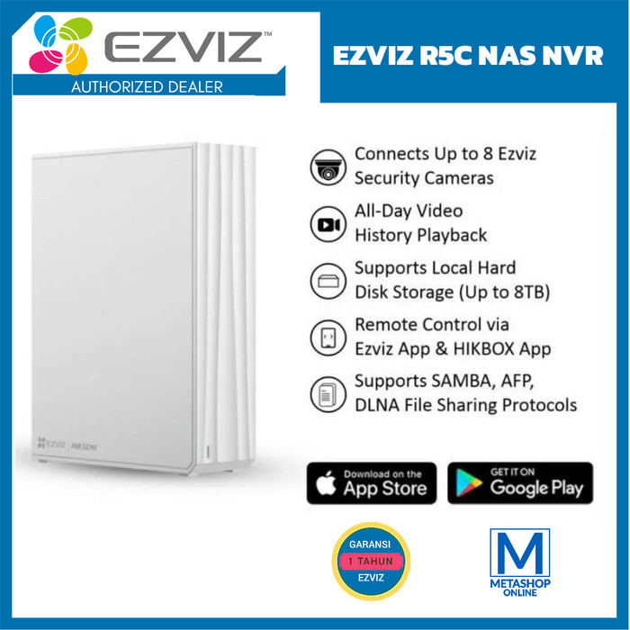 EZVIZ R5C NAS HIKSEMI Smart Home Storage NVR DVR CCTV IP Camera 8CH