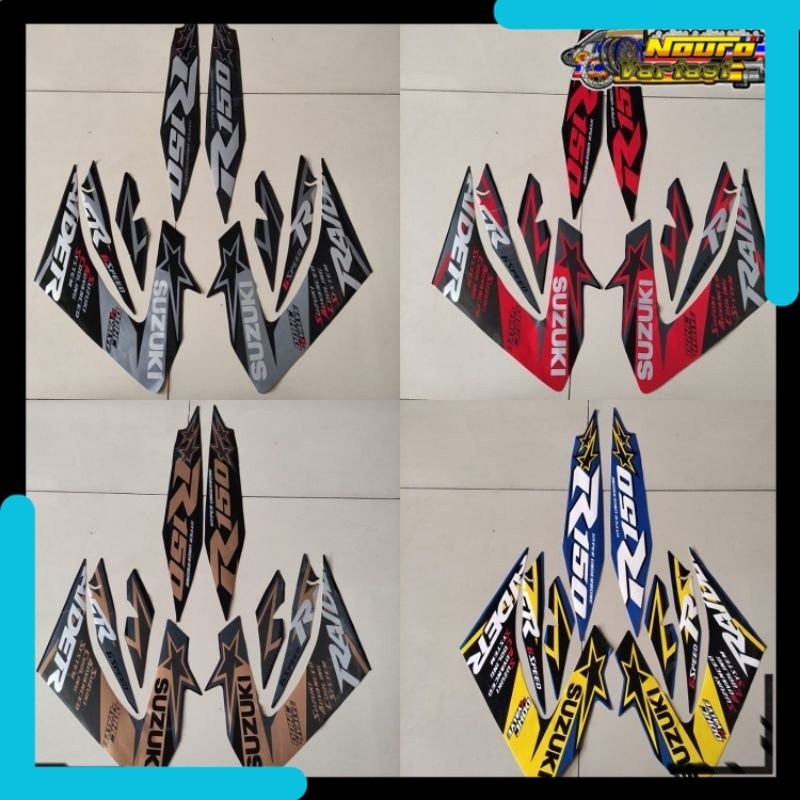 STRIPING SATRIA FU RAIDER 2013 2014 RAIDER THAILAND BEEKUALITAS mantap nazia