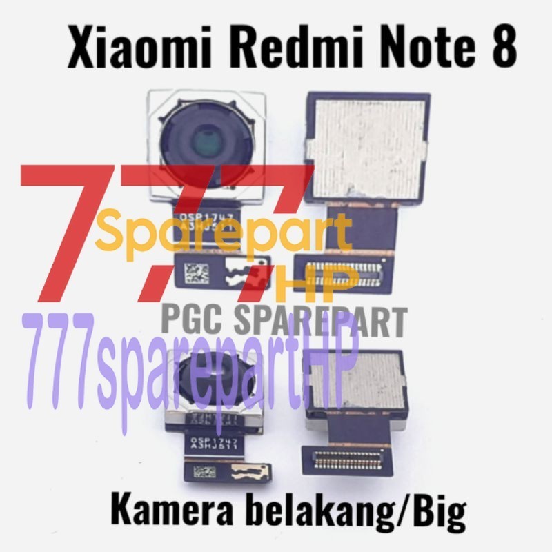 Original Kamera Belakang Xiaomi Redmi Note 8 - Big Back Rear Camera - 777sparepartHP