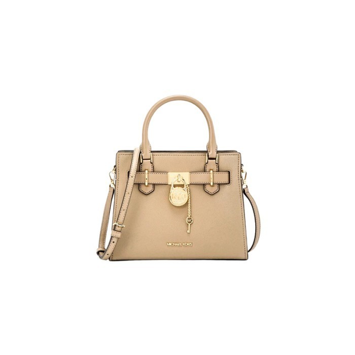 Tas Wanita Cewek Perempuan MK Hamilton XS Satchel Crossbody Bag - Beige 100% ORIGINAL