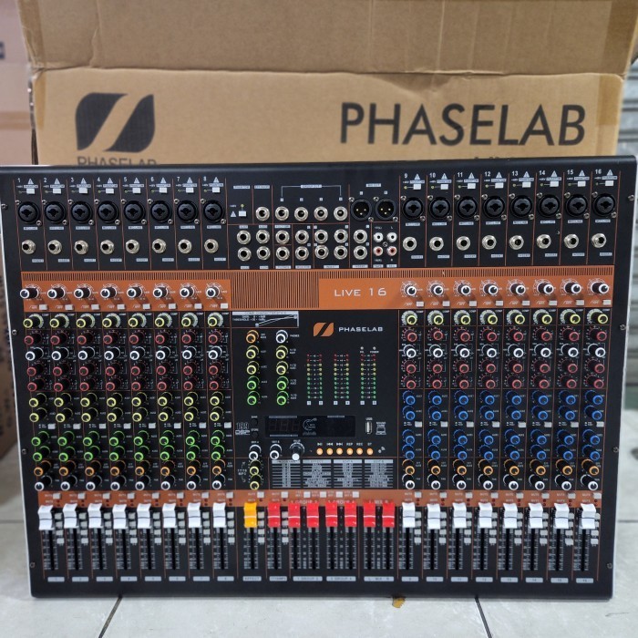 [cod] Mixer audio phaselab live16 live 16 16CH soundcard original phase lab