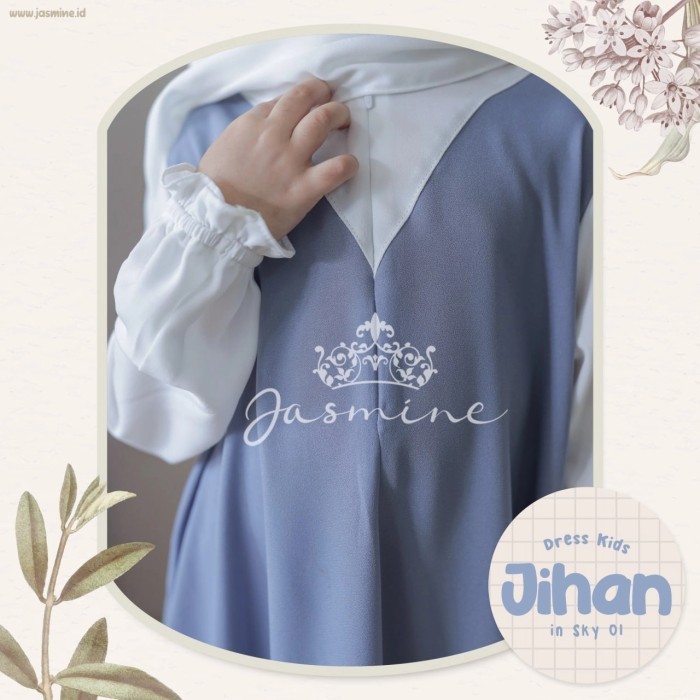 JIHAN DRESS KIDS GAMIS ANAK Jasmine by Lidia Hadiwinoto - Mulberry Purple, 8