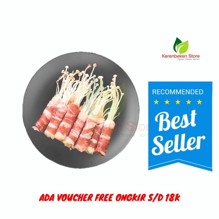 

beef enoki roll siap masak - 25pcs