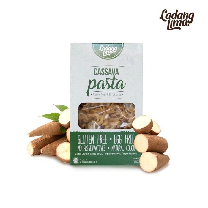 

LADANG LIMA PASTA SINGKONG | MAKARONI FUSILI INSTAN GLUTEN FREE SEHAT - Mac & Cheese