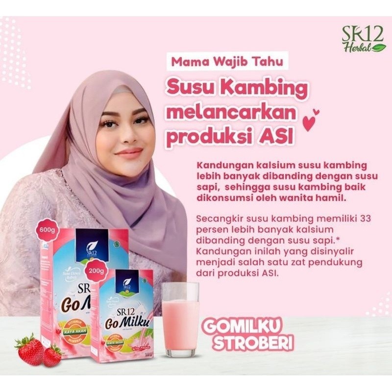 

SR12 GO MILKU | SUSU BUBUK KAMBING ETAWA | BPOM | TDK BIKIN ENEG | MEMPERLANCAR ASI