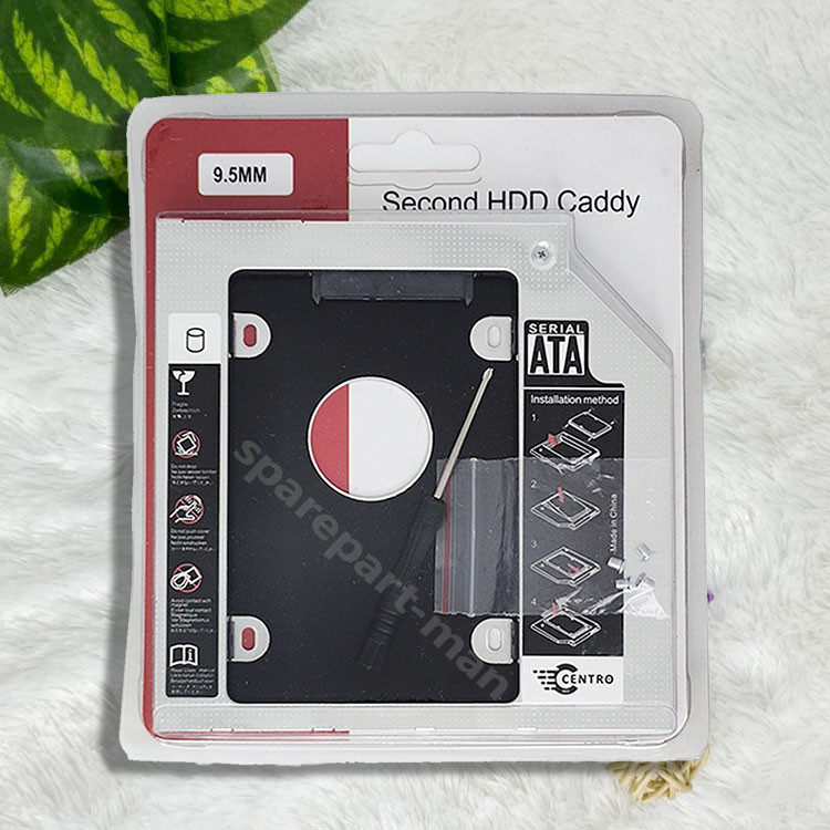 SSD HDD Caddy SATA 9.5 mm for laptop asus tipis slim new
