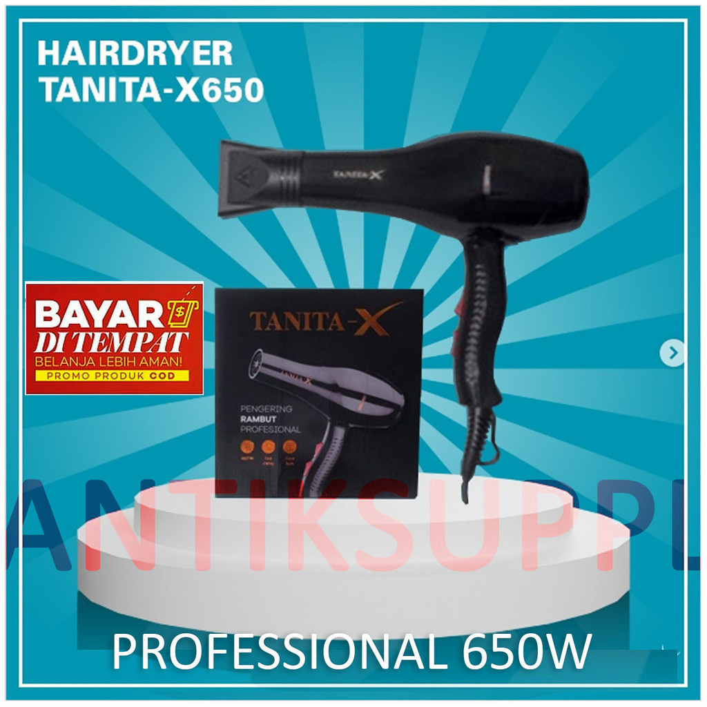 HAIRDRYER TANITA X 650W Professional Barbershop Salon Use
