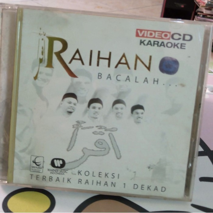VCD CD ORIGINAL RAIHAN KARAOKE BACALAH KOLEKSI TERBAIK 1 DEKAD