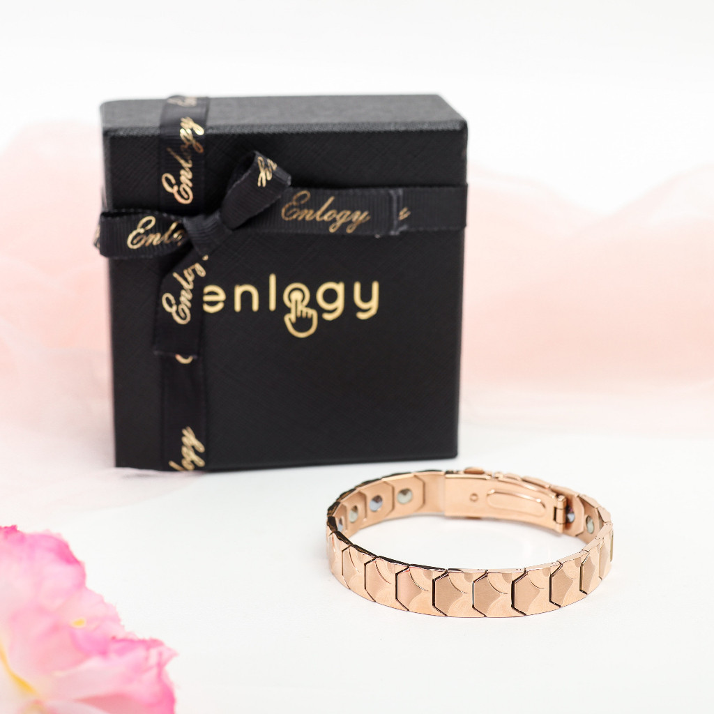 Gelang Enlogy Gelang Teknologi Enlogy Luxury Tech Bracelet - Rose Gold