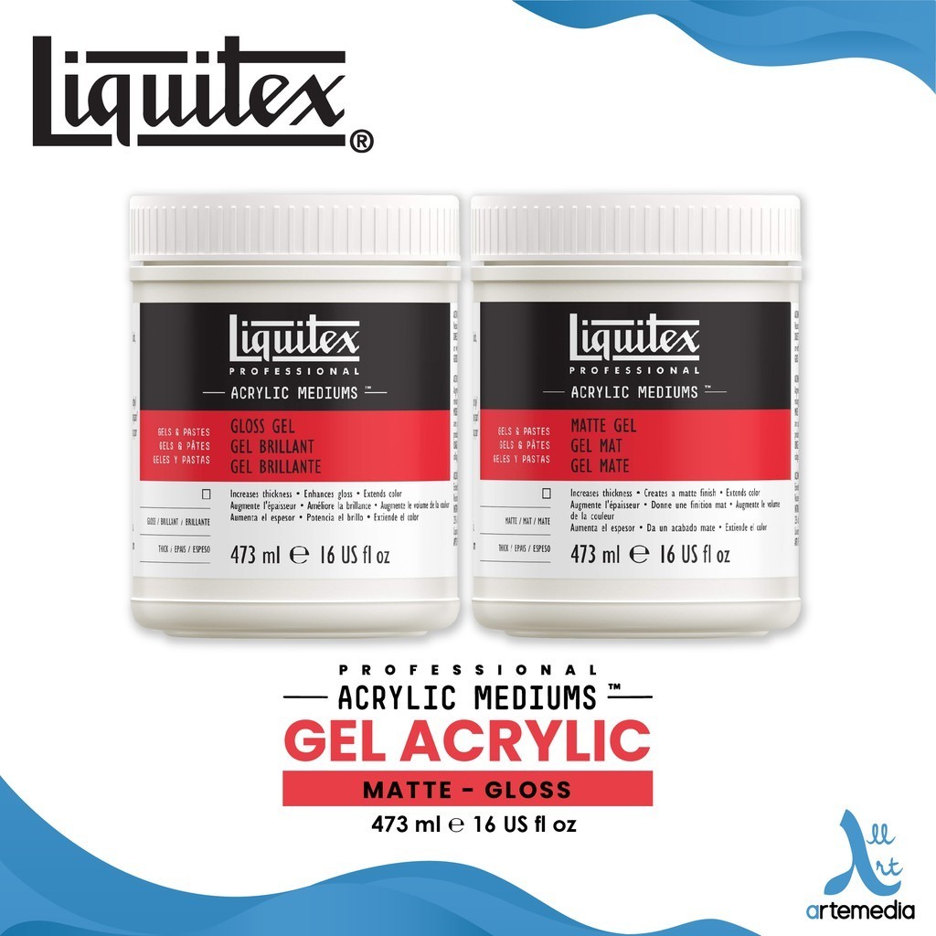 

Medium Cat Akrilik Liquitex Professional 473ml Gel Acrylic Medium