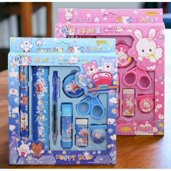 

Perlengkapan Sekolah Alat Tulis Anak 8 Pcs