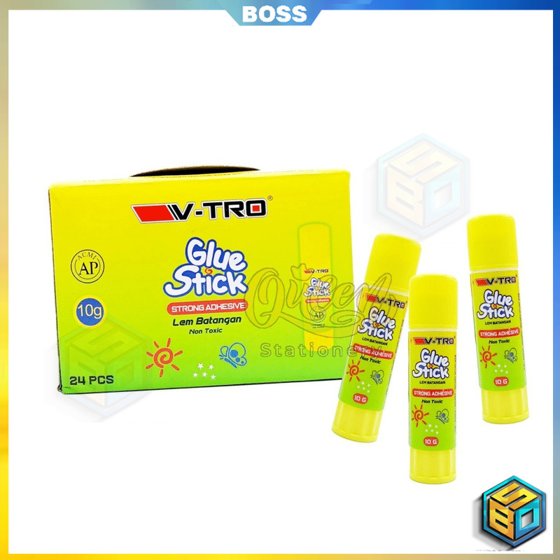 

BOSS MURAH COD 1 PCS LEM STICK 10GR V-TRO (007486) / LEM KERTAS / LEM MURAH / LEM PADAT / LEM BATANG