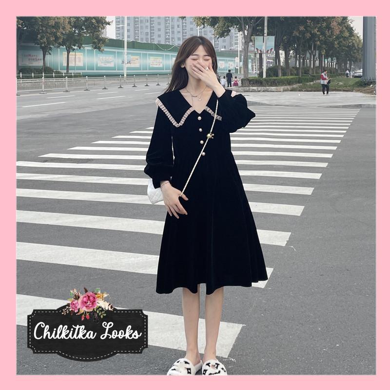 CHILKITKA LOOKS FASHION SELEBGRAM DR9264 DRESS WANITA DRESS KOREA 2023 NEW ARRIVAL FASHION IMPROVED 