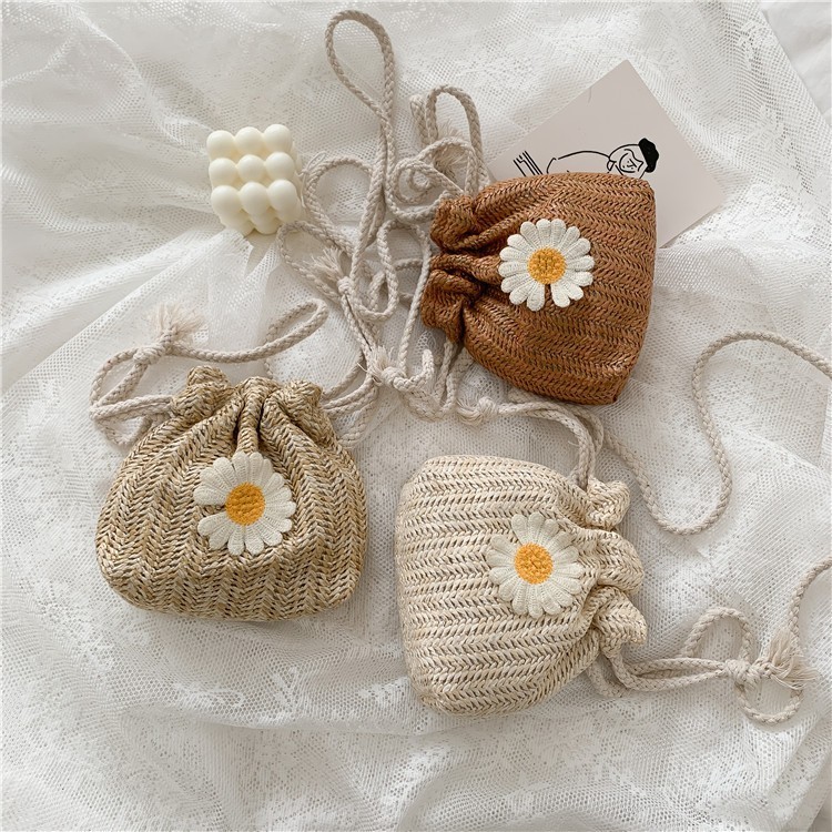 BEST DEALS Tas Selempang Wanita sling bag hand bag Bucket Serut Rajut Tas Selempang Bucket Serut
