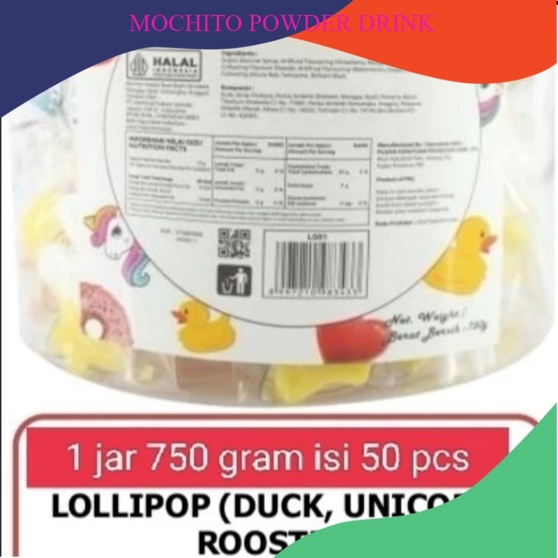 

lolipop hoopie mix per toples varian karakter lucu duck rooster unicorn donut heart watermelon MPD