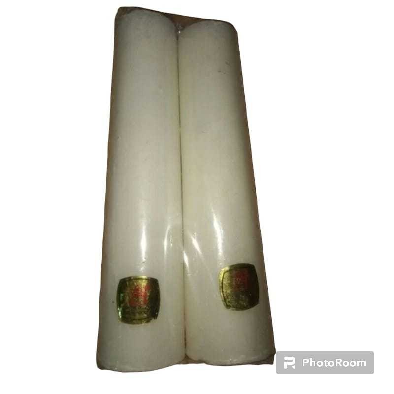 Lilin Putih Jumbo Raja 1 Pack isi 2 pcs