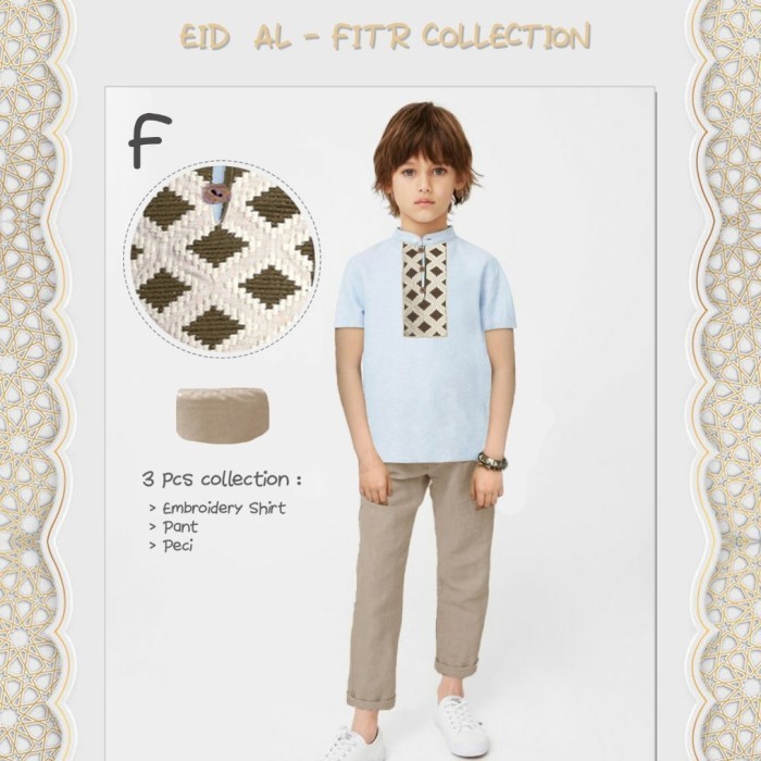 setelan baju koko anak laki laki /Set Koko anak  - 7-8 tahun